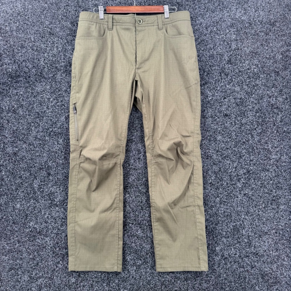 Under Armour Storm Tactical Pants Mens 36x32 Olive Green Ripstop Loose Fit Cargo